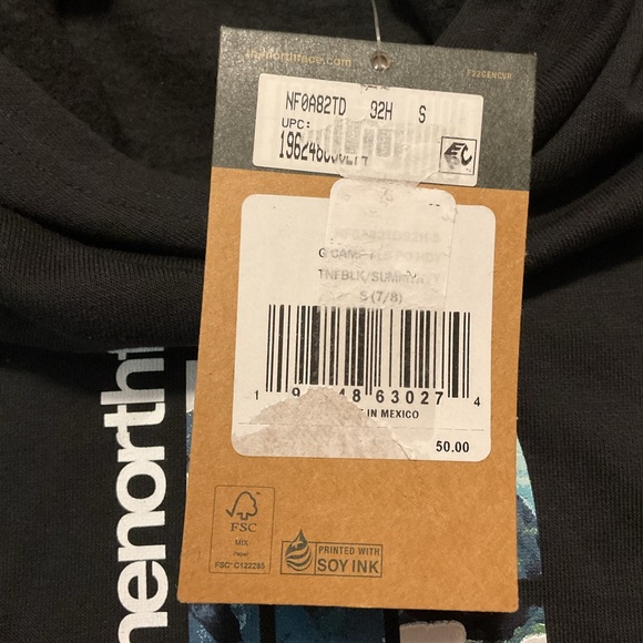 The North Face Girls Fleece Pullover Hoodie Black - Picture 9 of 9